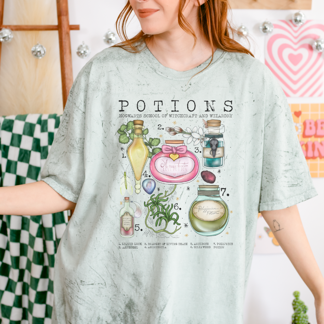 Potions Class Acid Wash T-shirt