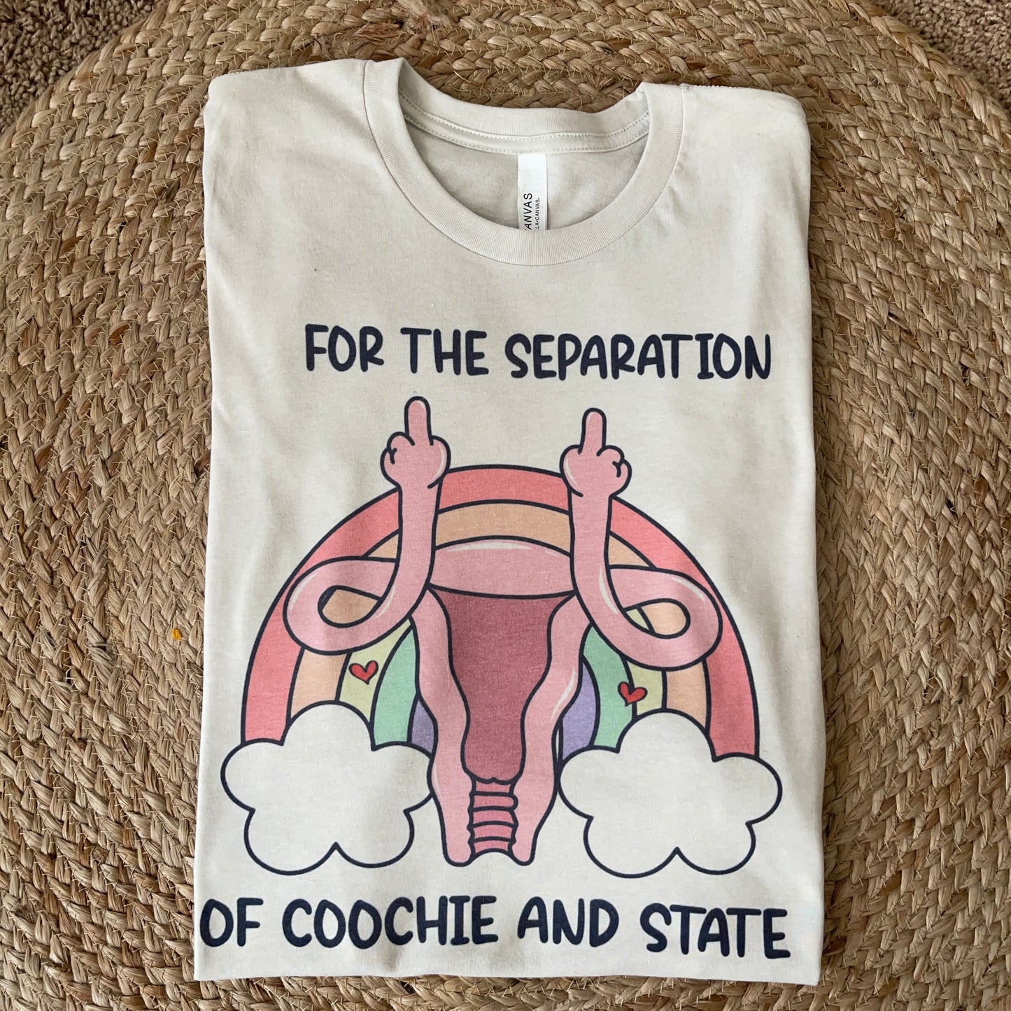 For the Separation of Coochie & State Fundraising Tee