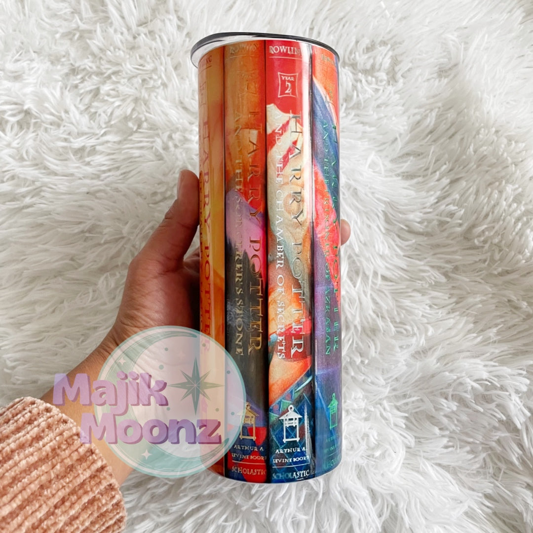 All the Wizard Books Tumbler