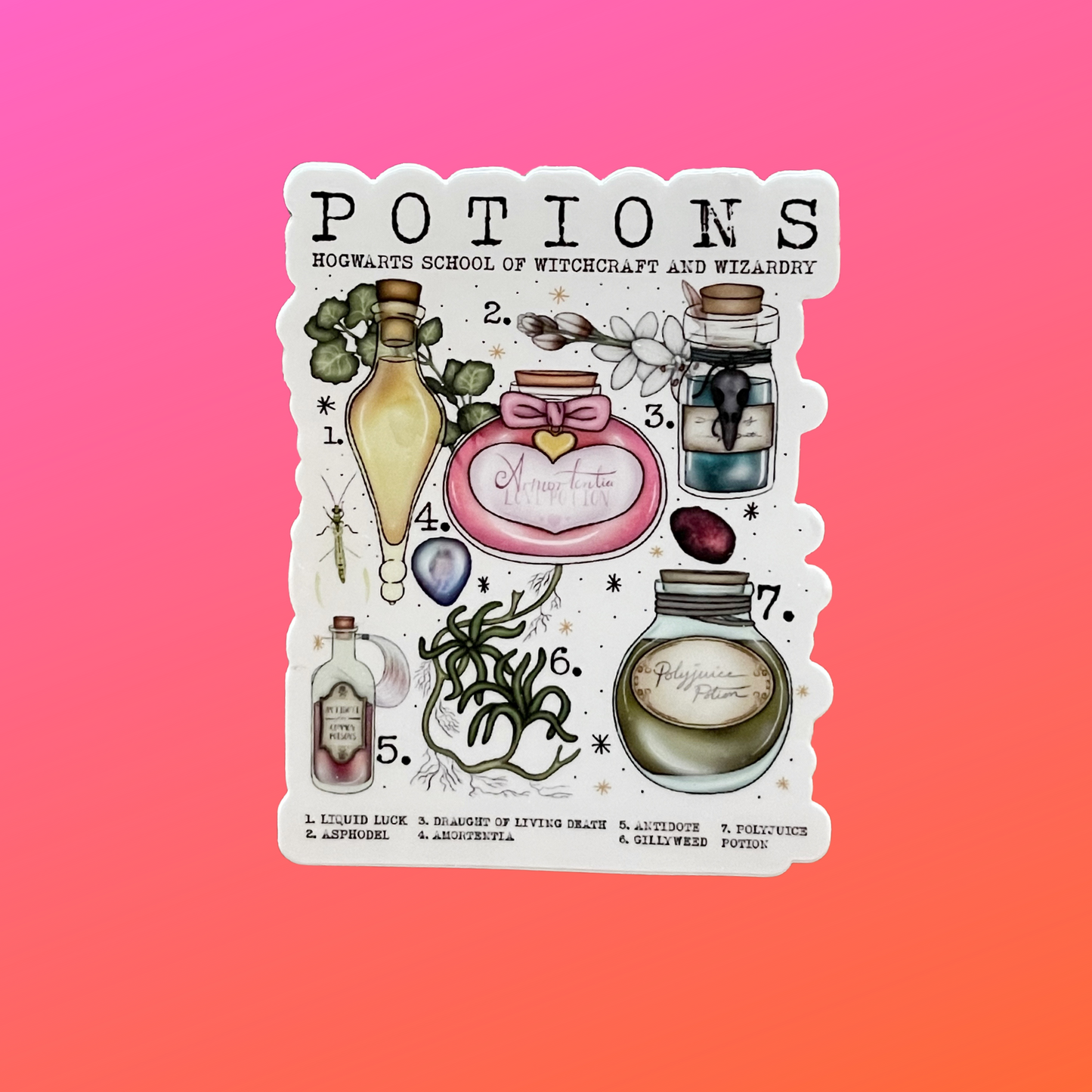 Potions Class  Sticker